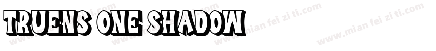TRUENS ONE SHADOW字体转换